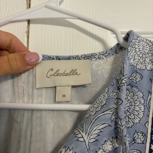 Cleobella Blue & White Floral Mini Dress - Picture 4 of 7